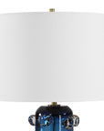 Aura - Table Lamp - Blue / Brass