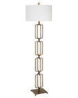 Link - Brushed Gold Floor Lamp