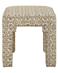 Satoria - Upholstered Small Bench - Green / White