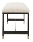 Halston - Upholstered Bench - White