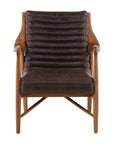Baxter - Occasional Chair - Light Brown / Dark Brown