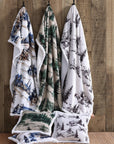 Campfire - Ranch Life Western Toile Campfire Sherpa Pillow 6 Per Carton - Black