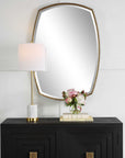 Varenna - Aged Vanity Mirror - Gold