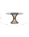 Sheffield - Dining Table - Brown