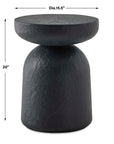 Hurlee - Outdoor Accent Table - Black