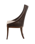 Robertson - Dining Chair - Dark Brown / Beige