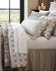 Abbie - Twin Western Paisley Reversible Quilt Set (Set of 2) - Gray