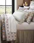Abbie - Twin Western Paisley Reversible Quilt Set Set of 2 - Gray