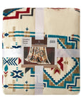 Campfire - Spirit Valley Campfire Sherpa Throw 6 Per Carton - Multi Color