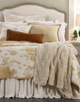 Elsa Cowhide - King Reversible Quilt Set Set of 3 - Light Tan