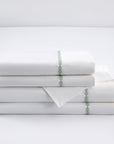 Laurel Sheet - King 350TC Laurel Embroidered Border Sheet Set Set of 4 - Fern Green