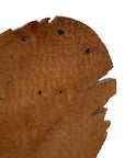 Teak Sculpture Set (Set of 2) - Dark Brown