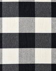 Camille - King Buffalo Check Comforter Set Set of 3 - Black / Natural