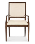 Archives - Upholstered Arm Chair - Beige / Brown