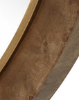 Cleveland - Round Burl Wood Mirror - Woodtone