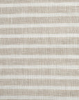 100% French Flax Linen - King Railroad Stripe Duvet Cover Set (Set of 3) - Natural
