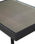 Windell - Cantilever Accent Table - Black & Silver