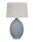 Leith - Table Lamp - Blue / Beige
