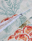 Oceania - King Duvet Cover Set Set of 3 - Coral