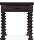 Big Sky - Turned Leg End Table - Black
