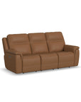 Sawyer - Power Reclining Sofa With Power Headrests & Lumbar