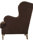 Serpentine - Brown Fabric Accent Chair