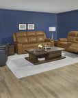 Ziggy - Power Reclining Loveseat With Console, Power Headrest, Lumbar, Heat & Massage