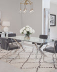 Polygon - Dining Chair Set of 2 - Gray