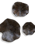 Two Wood - Wall Decor (Set of 3) - Mocha