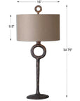 Ferro - Cast Iron Table Lamp - Dark Brown