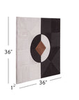 Mercury Wall Hanging - White / Black