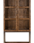 Melange - Mulholland Display Cabinet - Dark Brown