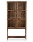Melange - Mulholland Display Cabinet - Dark Brown