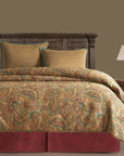 San Angelo - Twin Comforter Set Set of 3 - Red