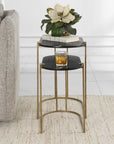Aztec - Wood Nesting Tables (Set of 2)