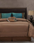 Del Rio - Full Comforter Set Set of 5 - Brown