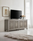 Melange - Emmett Entertainment Console - Dark Gray