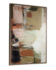 Palace Walls - Framed Abstract Art - Black / Blue / Brown / Green / Orange / Pink / Purple / White / Yellow