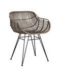 Ryanne - Arm Chair - Brown