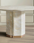 Eleana - Round Dining Table - White