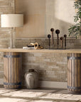 Vineyard Row - Console Table - Dark Brown