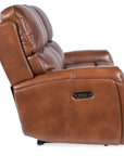 MS - Crosby Zero Gravity Power Sofa With Power Headrest - Brown