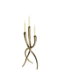 Ansley - Taper Candle Holder Set Set of 2 - Gold