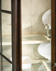 Leesburg - Display Cabinet - Dark Brown