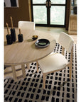 Banyon Bay - Round Dining Table With One 18" Leaf - Light Brown