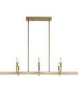 Cordoba - 8 Light Linear Chandelier - Gold