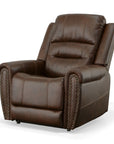 Oscar - Power Lift Recliner With Right-Hand Control & Power Headrest - Pumpernickel