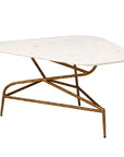 Bechamel - Coffee And End Table Set - White / Gold