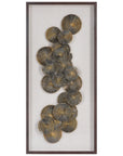 The Times - Shadow Box Wall Art - Light Brown
