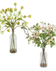 Tranquility Lenten - Rose Bouquets (Set of 2) - Green / Pink / Yellow